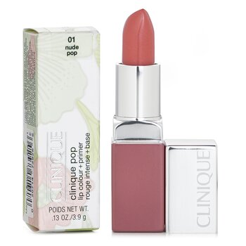 Clinique - Clinique Pop Lip Colour + Primer - # 01 Nude Pop Image 1