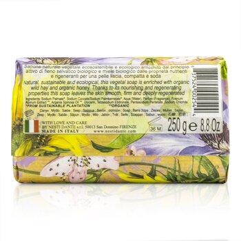 Nesti Dante - Bio Natura Sustainable Vegetal Soap - Argan Oil & Wild Hay Image 1