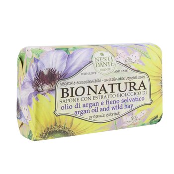 Nesti Dante - Bio Natura Sustainable Vegetal Soap - Argan Oil & Wild Hay Image 2