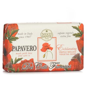 Nesti Dante - Dei Colli Fiorentini Triple Milled Vegetal Soap - Poppy Image 1