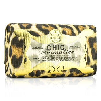 Chic Animalier Natural Soap - Myrrh, Ginger Tea & Patchouli (250g/8.8oz) 