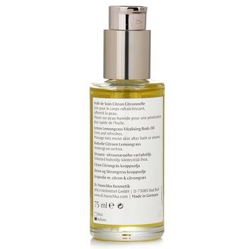 Dr. Hauschka - Lemon Lemongrass Vitalising Body Oil - Firms & Refreshes Image 2