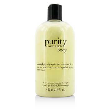 Purity Made Simple For Body 3-in-1 Shower, Bath & Shave Gel (480ml/16oz) 
