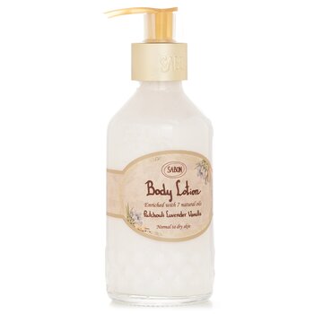 Sabon - Body Lotion - Patchouli Lavender Vanilla (With Pump) Image 1