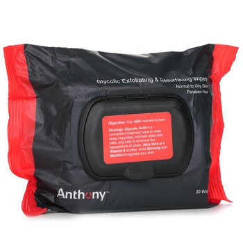 Anthony - Logistics For Men Glycolic Exfoliating & Resurfacing Wipes Image 1