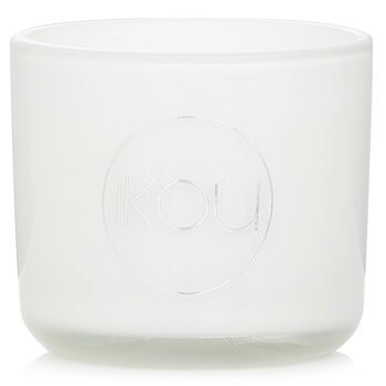iKOU Eco-Luxury Aromacology Natural Wax Candle Glass - Zen (Green Tea & Cherry Blossom) 85g