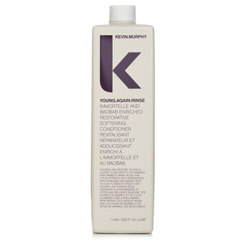 Young.Again.Rinse (Immortelle and Baobab Infused Restorative Softening Conditioner - To Dry, Brittle or Damaged Hair) (1000ml/33.8oz) 