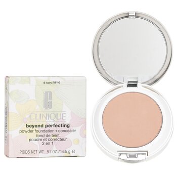 Clinique - Beyond Perfecting Powder Foundation + Concealer - # 06 Ivory (VF-N) Image 1