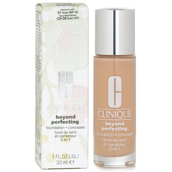 Clinique - Beyond Perfecting Foundation & Concealer - # 01 Linen (VF-N) Image 1