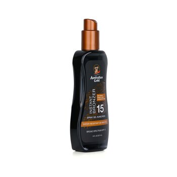 Australian Gold - Spray Gel Sunscreen SPF 15 with Instant Bronzer Image 1