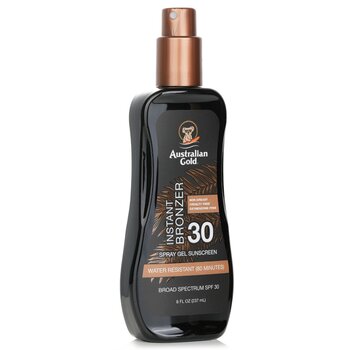 Australian Gold - Spray Gel Sunscreen SPF 30 with Instant Bronzer Image 1