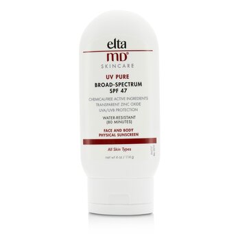 EltaMD UV Pure Water-Resistant Face & Body Physical Sunscreen SPF 47  114g/4oz