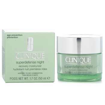 Clinique - Superdefense Night Recovery Moisturizer - For Very Dry To Dry Combination Image 1