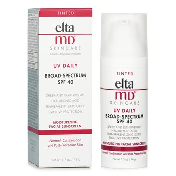 EltaMD - UV Daily Moisturizing Facial Sunscreen SPF 40 - For Normal, Combination & Post-Procedure Skin - Tinted Image 1