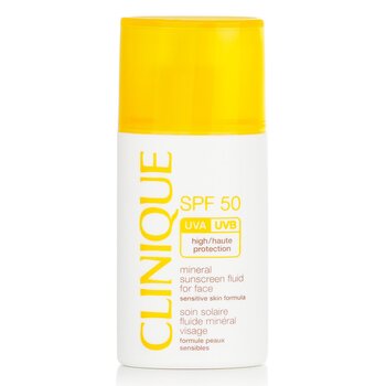 Mineral Sunscreen Fluid For Face SPF 50 - Sensitive Skin Formula (30ml/1oz) 