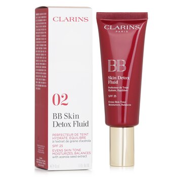 Clarins - BB Skin Detox Fluid SPF 25 - #02 Medium Image 1