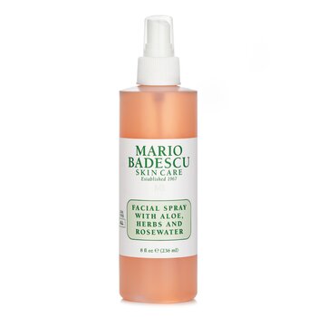 Mario Badescu Spray facial com aloe vera, ervas e água de rosas - para todos os tipos de pele 236ml/8oz
