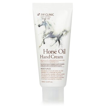 3W Clinic Hand Cream - Horse Oil 100ml/3.38oz