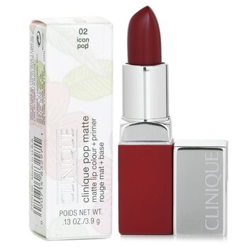 Clinique - Pop Matte Lip Colour + Primer - # 02 Icon Pop Image 1