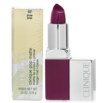 Clinique - Pop Matte Lip Colour + Primer - # 07 Pow Pop Image 1