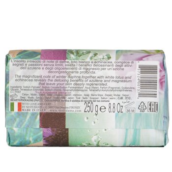 Nesti Dante - Philosophia Natural Soap - Detox - Winter Daphne, White Lotus & Echinacea With Azulene & Oligoelements Image 2