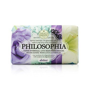 Nesti Dante Philosophia Jabón Natural - Detox - Winter Daphne, White Lotus & Echinacea With Azulene & Oligoelements 250g/8.8oz