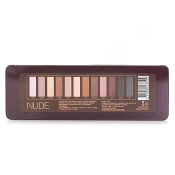 BYS - Eyeshadow Palette (12x Eyeshadow, 2x Applicator) - Nude Image 2