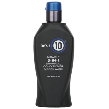 He's A 10 Miracle 3-In-1 Shampoo, Conditioner & Body Wash (295ml/10oz) 