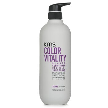 KMS California بلسم للشعر الأشقر Color Vitality (مضاد للاصفرار ومرمم للشعر) 750ml/25.3oz