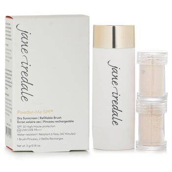 Jane Iredale - Powder Me Refillable Brush (1x Brush, 2x Refills) - Translucent Image 1