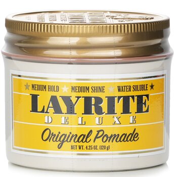 Layrite Original Pomade (Medium Hold, Medium Shine, Water Soluble) 120g/4.25oz