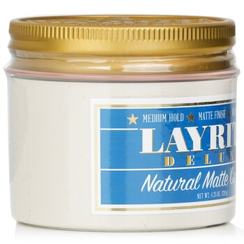 Layrite - Natural Matte Cream (Medium Hold, Matte Finish, Water Soluble) Image 1