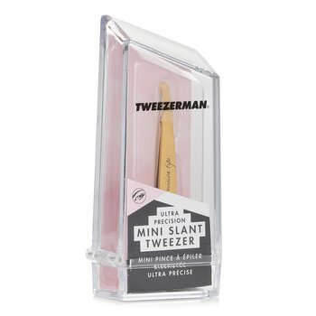 Tweezerman - Mini Slant Tweezer Ultra Precision (Tin Coated) (Studio Collection) Image 1