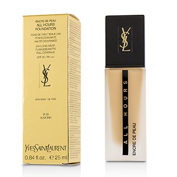 Yves Saint Laurent - All Hours Foundation SPF 20 - # B30 Almond  - 25ml/0.84oz