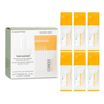 Clinique - Fresh Pressed Renewing Powder Cleanser with Pure Vitamin C - All Skin Types Image 1