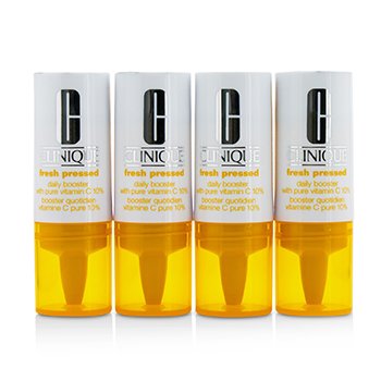 Fresh Pressed Daily Booster with Pure Vitamin C 10% - All Skin Types (4x8.5ml/0.29oz) 