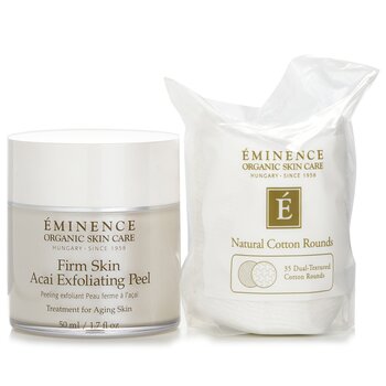 Eminence Firm Skin Acai Exfoliating Peel (med 35 bomullspads med tekstur) 50ml/1.7oz