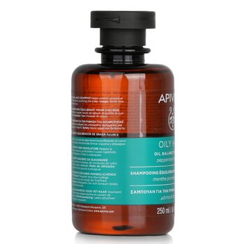 Apivita - Oil Balance Shampoo with Peppermint & Propolis (For Oily Hair) Image 1