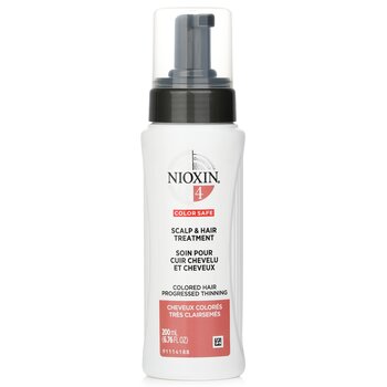 Nioxin Diameter System 4 Scalp & Hair Treatment (Fargebehandlet hår, progressiv hårtap, fargesikker) 200ml/6.76oz