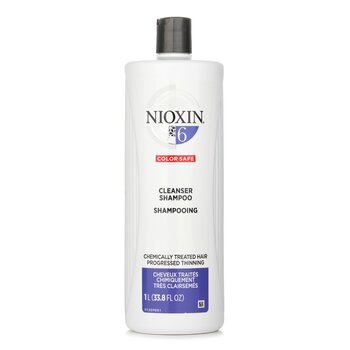 Nioxin Derma Purifying System 6 Cleanser Shampoo (Kjemisk behandlet hår, progressiv hårtap, fargesikker) 1000ml/33.8oz