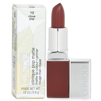 Clinique - Pop Matte Lip Colour + Primer - # 10 Clove Pop Image 1