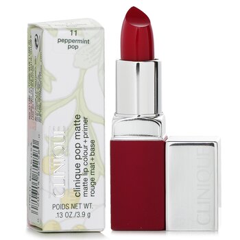 Clinique - Pop Matte Lip Colour + Primer - # 11 Peppermint Image 1