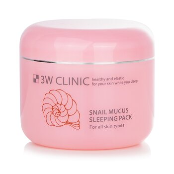 3W Clinic Snail Mucus Paquete de Dormir 100ml/3.3oz