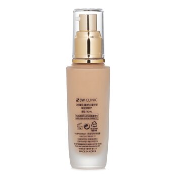 3W Clinic - Collagen Foundation - # 21 (Transparent Beige) Image 2