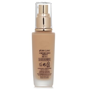 3W Clinic - Collagen Foundation - # 23 (Natural Beige) Image 2