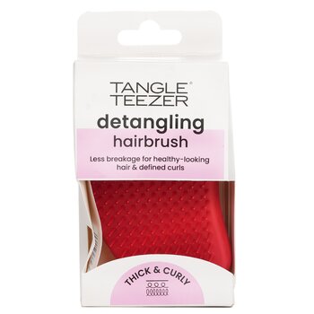 Tangle Teezer - Thick & Curly Detangling Hair Brush - # Salsa Red (For Thick, Wavy and Afro Hair) Image 1