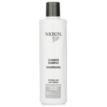 Nioxin Derma Purifying System 1 Cleanser Shampoo (שיער טבעי, הדלדלות קלה) שמפו 300ml/10.1oz