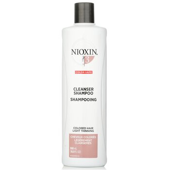Nioxin Derma Purifying System 3 Cleanser Shampoo (Colored Hair, Light Thinning, Color Safe) 500ml/16.9oz
