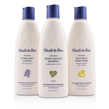 Noodle & Boo - Starter Gift Set: Extra Gentle Shampoo 237ml/8oz + Soothing Body Wash 237ml/8oz + Super Soft Lotion 237ml/8oz Image 1