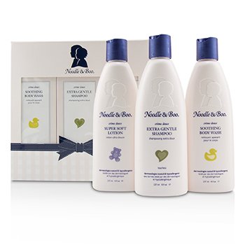 Starter Gift Set: Extra Gentle Shampoo 237ml/8oz + Soothing Body Wash 237ml/8oz + Super Soft Lotion 237ml/8oz (3pc) 